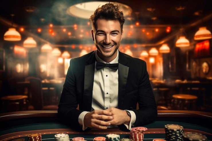 nomor sdy Caribbean Stud Poker live table with dealer and player cards displayed in real time